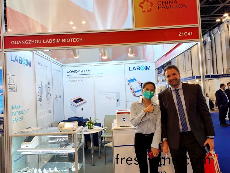 【展(zhan)會迴(hui)顧】藍勃(bo)生(sheng)物精(jing)綵亮(liang)相(xiang)2022 MEDLAB Middle East